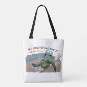Meeresschildkröte des Sommers Tasche (Rückseite)