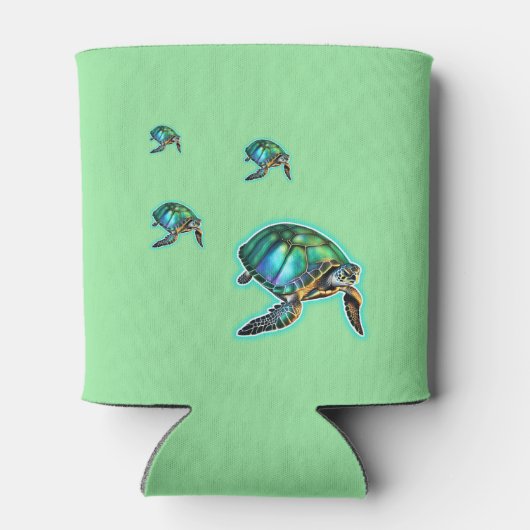 Meeresschildkröte Dosenkühler (Rückseite)