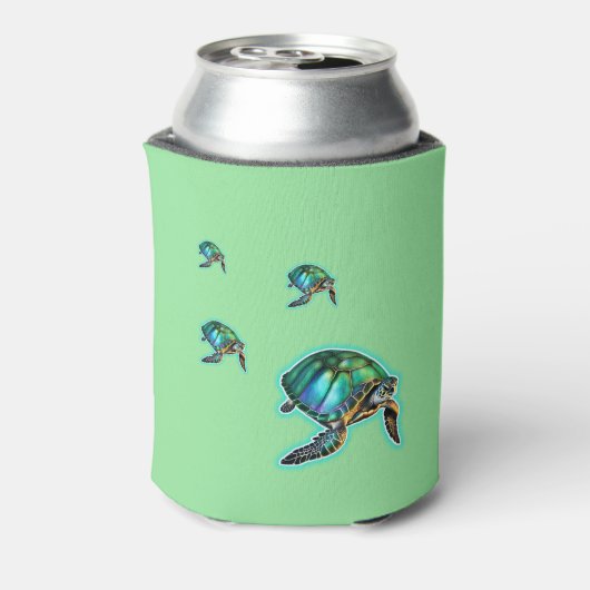 Meeresschildkröte Dosenkühler (Kanne Rückseite)