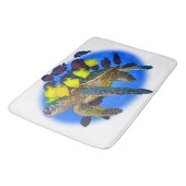 MEERESSCHILDKRÖTE DURCH EKLEKTIX BADEMATTE (Schrägansicht)