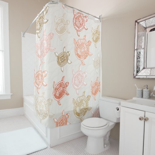 Meeresschildkröte Duschvorhang (Beispiel)