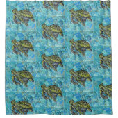 Meeresschildkröte Duschvorhang (Vorderseite)