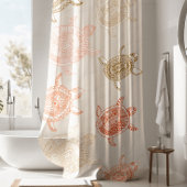 Meeresschildkröte Duschvorhang