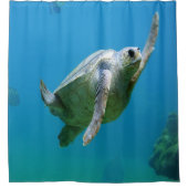 Meeresschildkröte Duschvorhang (Vorderseite)