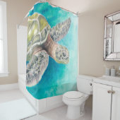 Meeresschildkröte Duschvorhang (Beispiel)