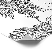 Meeresschildkröte - Farbe für Ihre Kunst Poster (Ecke)