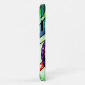 Meeresschildkröte farbenfroh hell tropisch Case-Mate iPhone hülle (Hinten/Rechts)