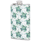 Meeresschildkröte Flachmann (Links)