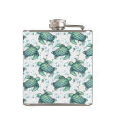 Meeresschildkröte Flachmann (Rückseite)