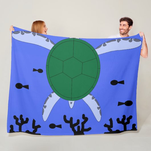 Meeresschildkröte Fleecedecke (Beispiel)