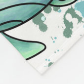 Meeresschildkröte Fleecedecke (Ecke)