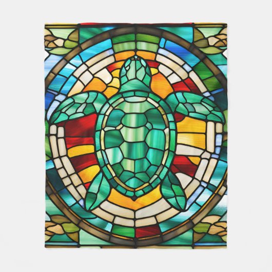 Meeresschildkröte Fleecedecke (Vorderseite)