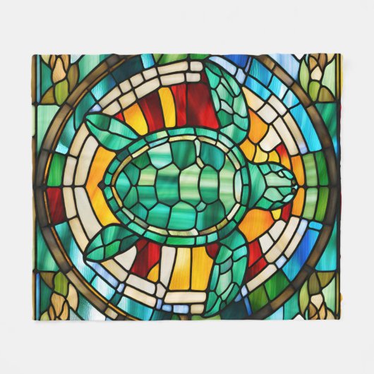 Meeresschildkröte Fleecedecke (Vorderseite (Horizontal))