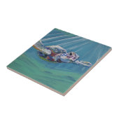 Meeresschildkröte Fliese (Seite)