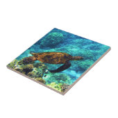 Meeresschildkröte Fliese (Seite)