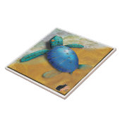 Meeresschildkröte-Fliese Fliese (Seite)