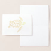 Meeresschildkröte Folienkarte (Anzeige)