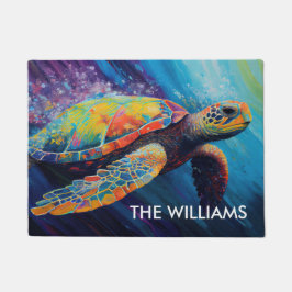 Meeresschildkröte Fußmatte