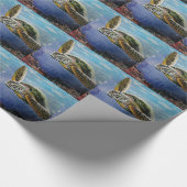 Meeresschildkröte Geschenkpapier (Ecke)
