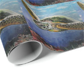 Meeresschildkröte Geschenkpapier (Rolleneckpunkt)