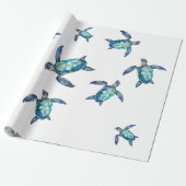 Meeresschildkröte Geschenkpapier (Ungerollt)