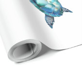 Meeresschildkröte Geschenkpapier (Rolleneckpunkt)