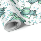 Meeresschildkröte Geschenkpapier (Rolleneckpunkt)