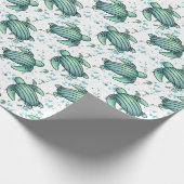 Meeresschildkröte Geschenkpapier (Ecke)