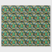 Meeresschildkröte Geschenkpapier (Flach)