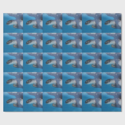 Meeresschildkröte Geschenkpapier (Flach)