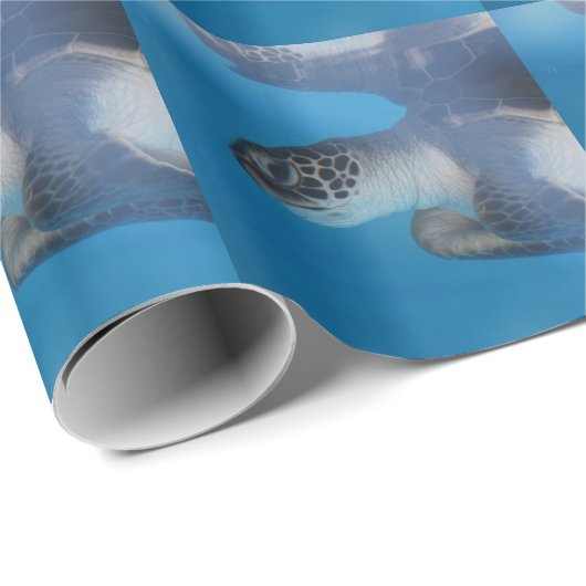 Meeresschildkröte Geschenkpapier (Rolleneckpunkt)