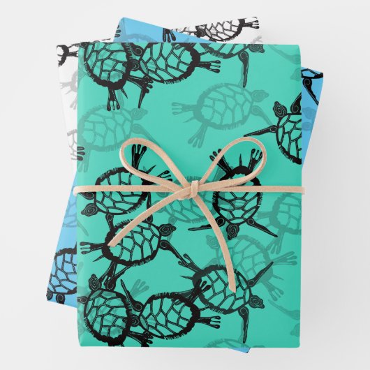 Meeresschildkröte Geschenkpapier Set (Beispiel)