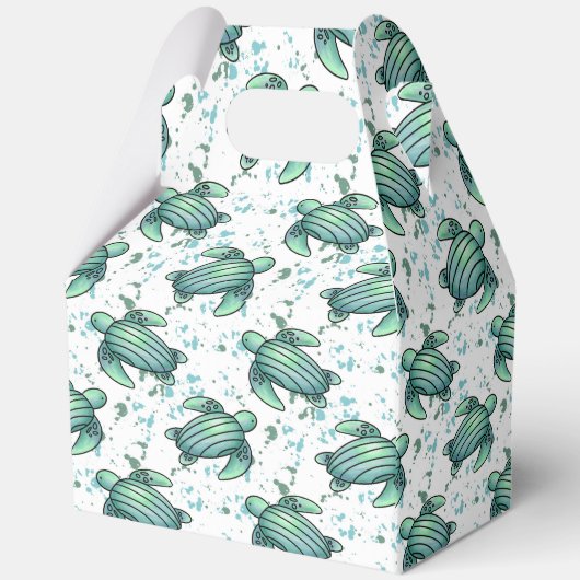 Meeresschildkröte Geschenkschachtel (Rückseite)