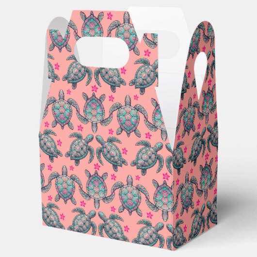 Meeresschildkröte Geschenkschachtel (Geöffnet)