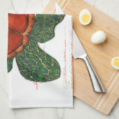 Meeresschildkröte Geschirrtuch (Viertel Falte)