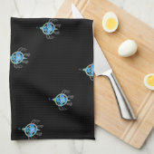 Meeresschildkröte Geschirrtuch (Viertel Falte)