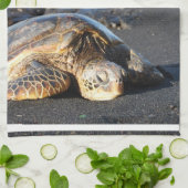Meeresschildkröte-Geschirrtuch Handtuch (Gefaltet)