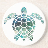 Meeresschildkröte Getränkeuntersetzer (Vorne)