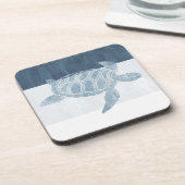 Meeresschildkröte Getränkeuntersetzer (Linke Seite)