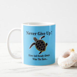 Meeresschildkröte Gib Nie Auf Kaffeetasse