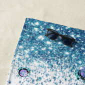 *~* Meeresschildkröte Glitzer Blonde Mermaid Burg Strandtuch (Beispiel)