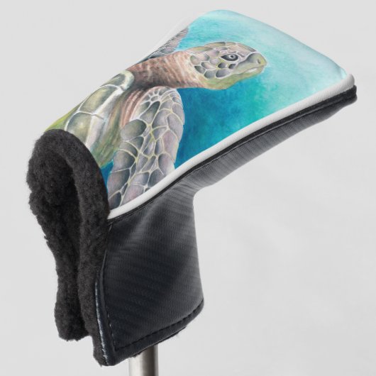 Meeresschildkröte Golf Headcover (3/4 Vorderseite)