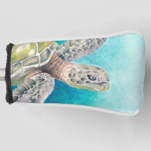 Meeresschildkröte Golf Headcover (Vorderseite)