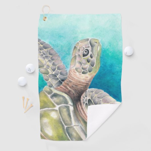Meeresschildkröte Golfhandtuch (Insitu)