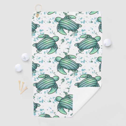 Meeresschildkröte Golfhandtuch (Insitu)