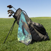 Meeresschildkröte Golfhandtuch (Gras)