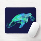 Meeresschildkröte-Grafik Mousepad (Mit Mouse)