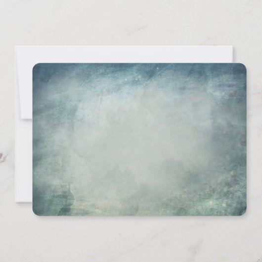 Meeresschildkröte | Hochzeit Speichern Sie die Dat Einladung (Rückseite)