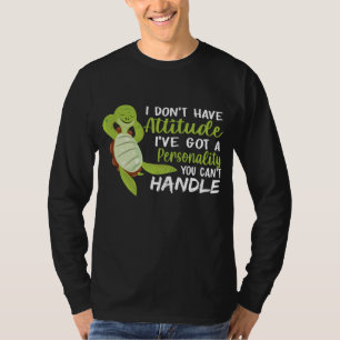 Meeresschildkröte Ich habe keine Schildkrötenliebh T-Shirt