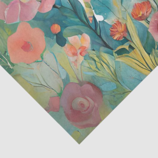 Meeresschildkröte im Garten Seidenpapier (Detail)